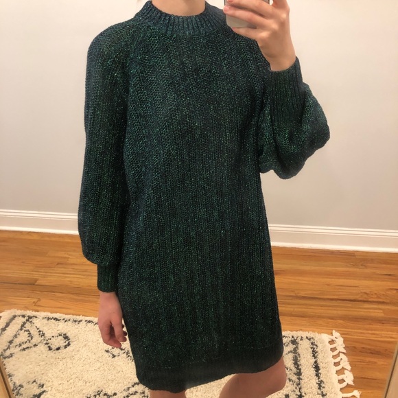 Metallic green dress h&m - Picture 2 of 3